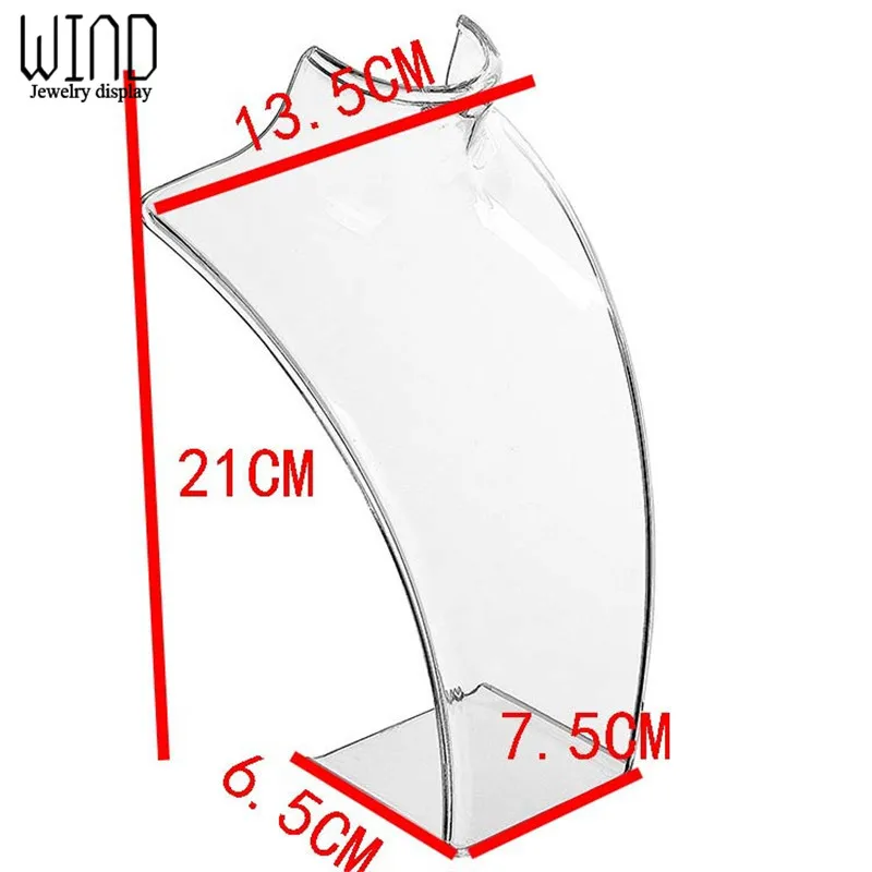 Drie Kleuren 20*13.5*7.5 CM Mannequin Ketting Sieraden Hanger Display Standhouder Tonen Versieren Sieraden Display plank