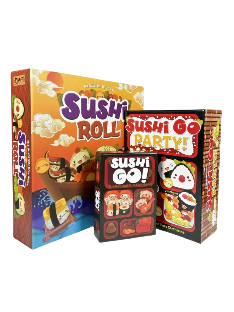 1 doos Sushi Go Family Gathering Bordspelkaart, Leuk kaartspel Sushi Go Party Kaartspellen Dekrol Creatief vakantiecadeau