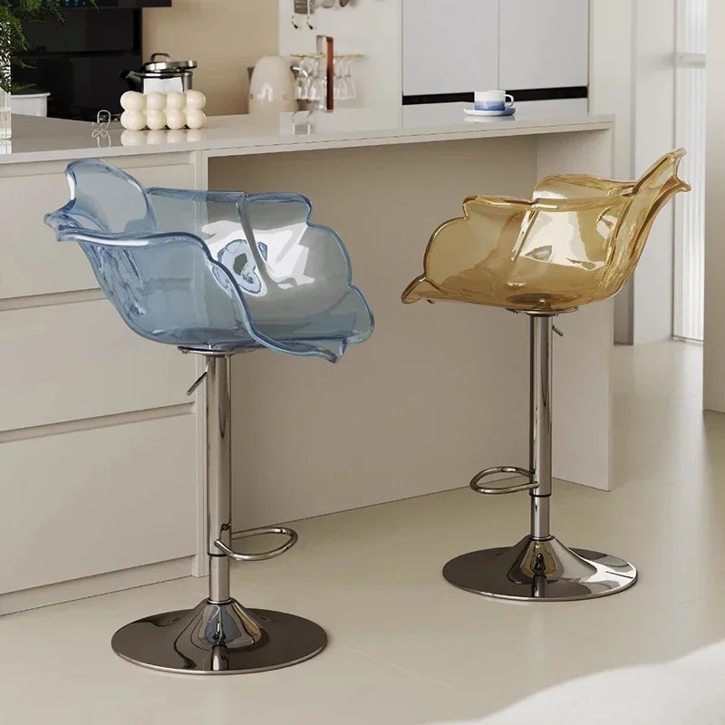Long Plastic Bar Stools Restaurant Bedroom Back Gaming Beach Relaxing Chair Chair Reception Sillas Para Comedor Home Furniture