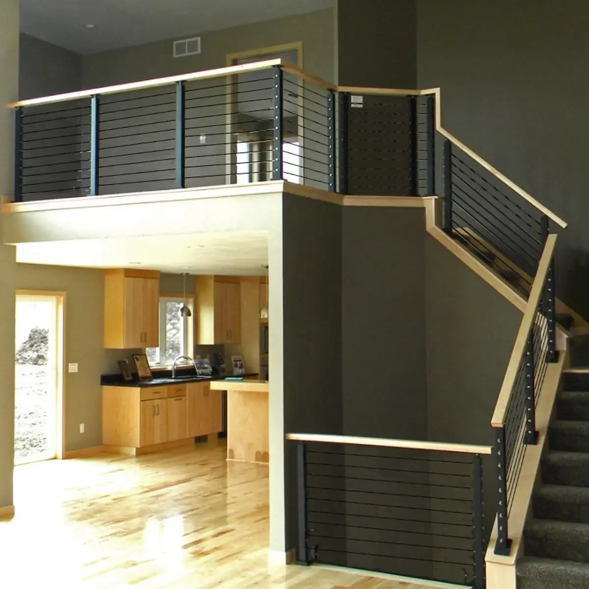 500Ft 1/8 Inch Black Wire Rope Railing System T316 Stainless Steel Aircraft Cable for Deck Cable Railing Hardware Kit