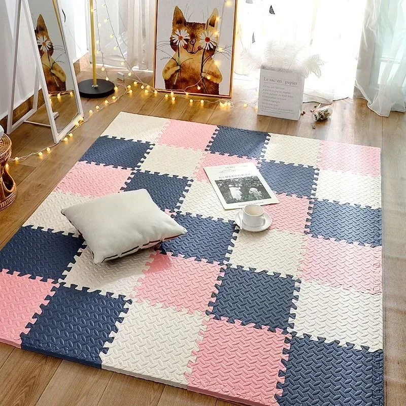 Non-Slip Baby Puzzle Floor Mat, Tapete para crianças, Tapetes de exercício interligados, EVA Foam Play Mat, Cobertor para crianças, 30x30cm, 12Pcs