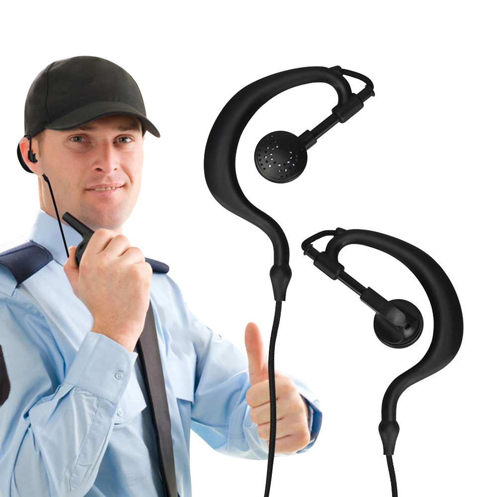 2 Pin Walkie-Talkie Headset Wired Two Way Ham Radio Earpiece Earphone For Baofeng BF-888S UV5R Walkie Talkie 993 Earwear