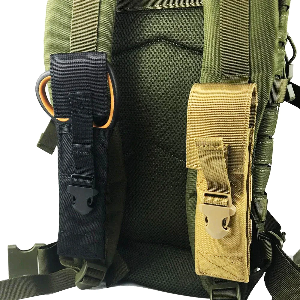 懐中電灯ポーチトーチホルダーケースモール EDC ツールウエストバッグアウトドアスポーツキャンプハイキング狩猟アクセサリーシザーカバー
