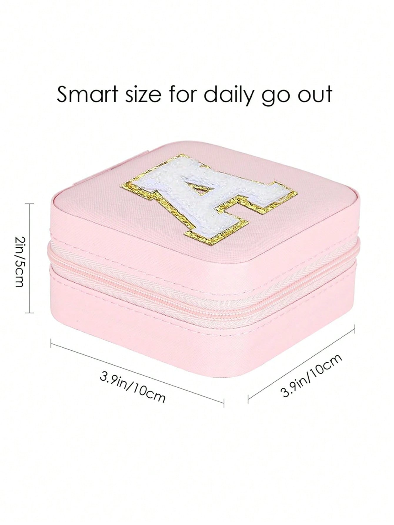 Nouvelle lettre créative boîte à bijoux portable voyage bague collier boucles d'oreilles boucles d'oreilles boucles d'oreilles boucles d'oreilles boucles d'oreilles boîte de rangement-liu