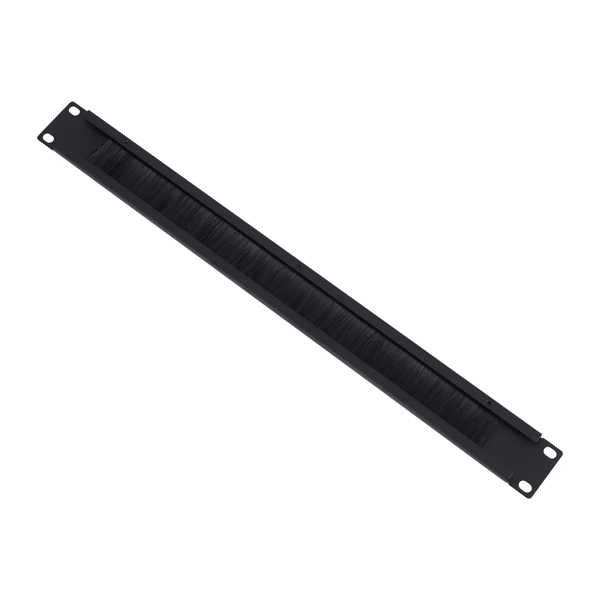 Newest 1Pcs 1U 19Inch RACK MOUNT Blanking Plate Rack Mounting Blank Network Brush Panel Server Cabinet Cable Management