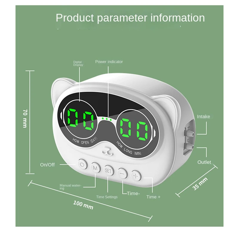 T36C  Usbcharging Intelligent Timing Irrigation Controller Indoor Plant Garden Lawn Flower Pot Automatic Drip Watering Machine