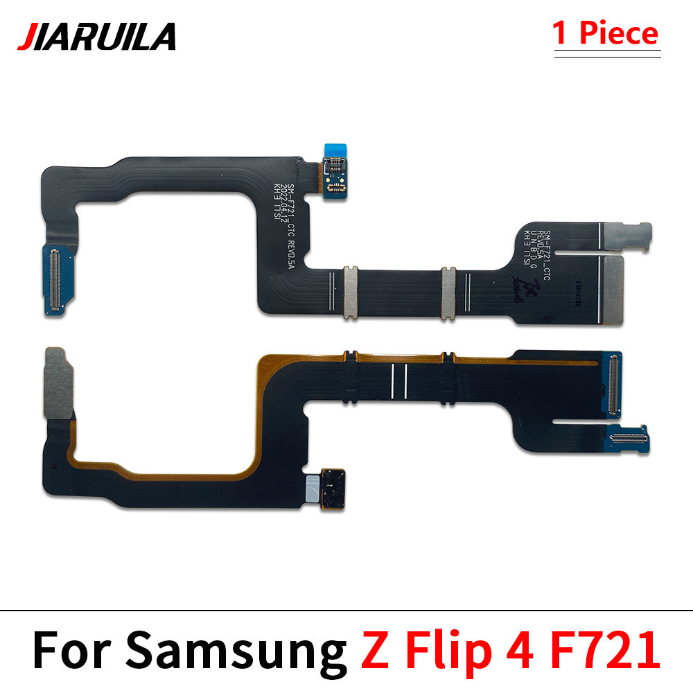 เมนบอร์ดเชื่อมต่อสายเคเบิล Flex สําหรับ Samsung Z Flip 2 3 4 5 F1707B F711 F721 F731 F700 จอแสดงผล LCD Connector Flex Cable อะไหล่