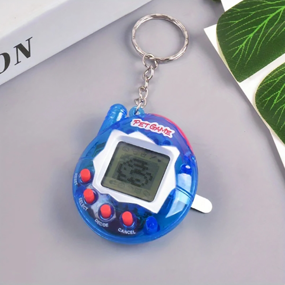 Máquina de cultivo eletrônica digital virtual nostálgica para animais de estimação, chaveiro portátil cibernético, máquina de jogo para animais de estimação, brinquedo interativo para crianças