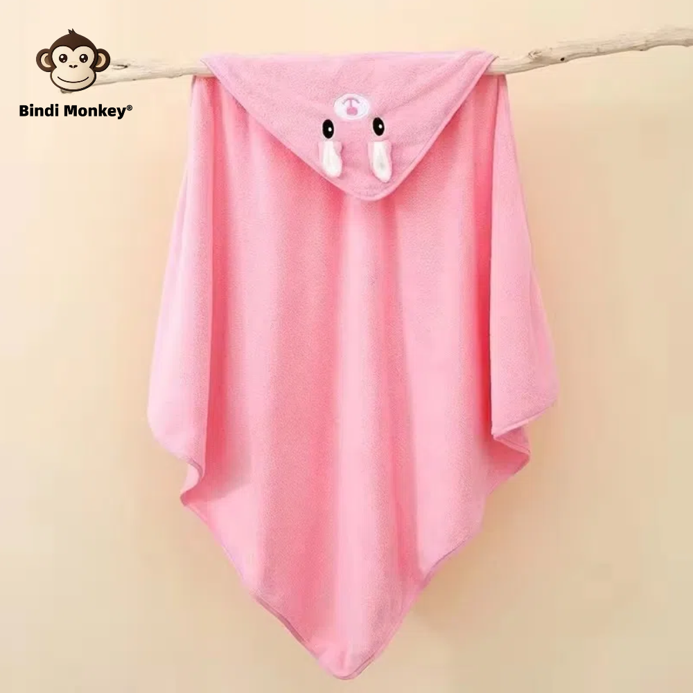 0-3Y Baby Shower Unisex Accappatoio per bambini Mantello di flanella Cartoon Boy Girl Ultra-morbido con cappuccio Spa Accappatoio Asciugamano da bagno Neonato Cover-Up