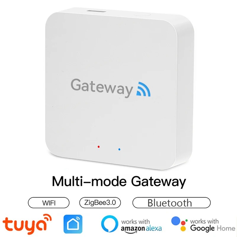 Tuya Zigbee 3,0 Hub de enlace puente inalámbrico para hogar inteligente aplicación remota dispositivo de automatización de Control funciona con Alexa Google