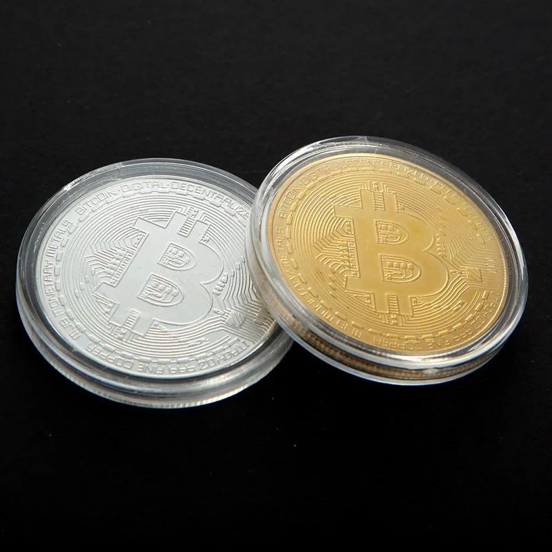 Sáng Tạo Lưu Niệm Mạ Vàng Bitcoin 50 Đồng Đại Tặng Bit Đồng Bộ Sưu Tập Nghệ Thuật Vàng Đồng Tiền Kỷ Niệm