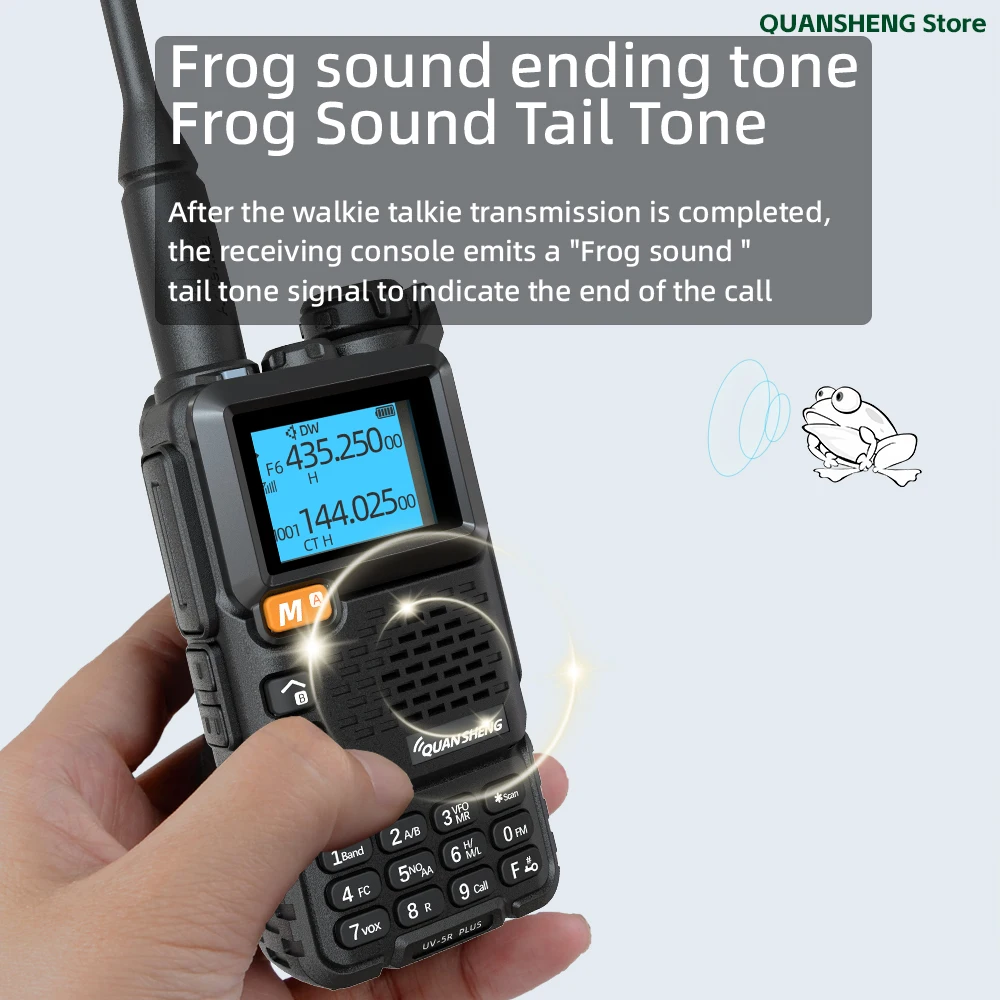 Quansheng UV 5R Plus Walkie Talkie Communication Am Fm Two Way Radio Station K5 Receiver Ham Amateur Wireless Set Long Range