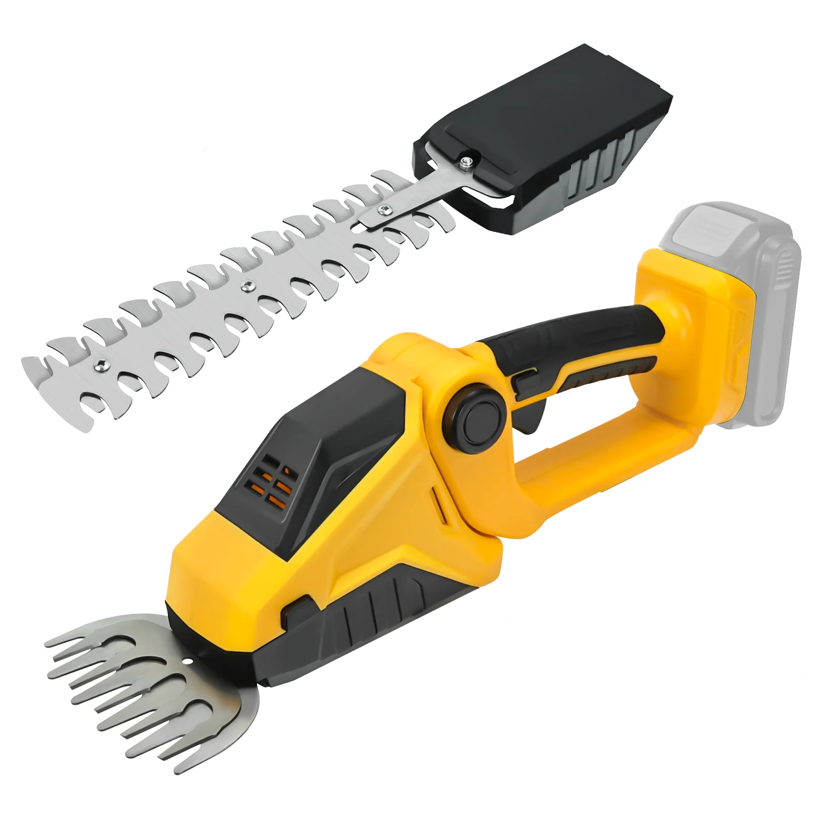 Cortasetos inalámbrico 2 en 1, tijeras para césped, Kit de recortador de arbustos eléctrico de mano, herramienta de jardín para batería Dewalt de 20V (sin batería)