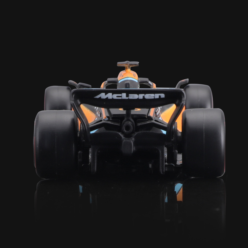 Bruago 1:43 Mclaren Mcl36 Formula 1 Auto da corsa 3 Daniel Ricciardo 4 Lando Norris Pressofusione Modello di auto in lega Decorazione Ragazzo Giocattolo