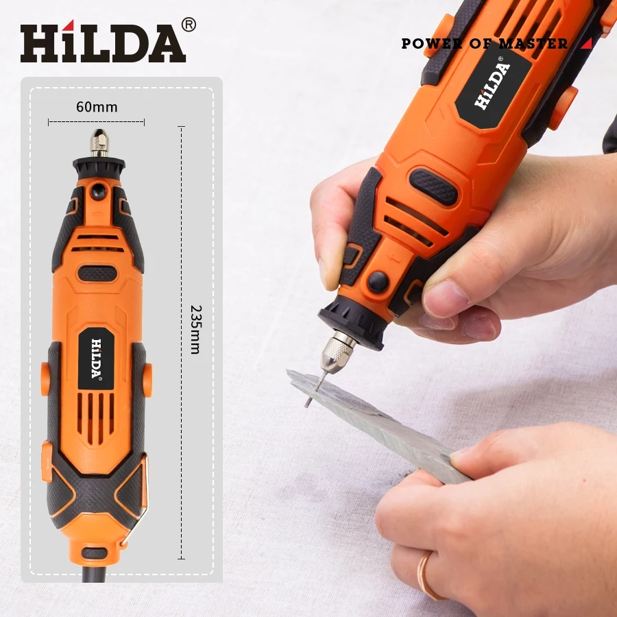 HILDA 200W Graveur Elektrische Bohrmaschine Gravur Dremel Dreh Werkzeug Maschine Neue Stil Variable Geschwindigkeit Mini Bohrer Power Tools