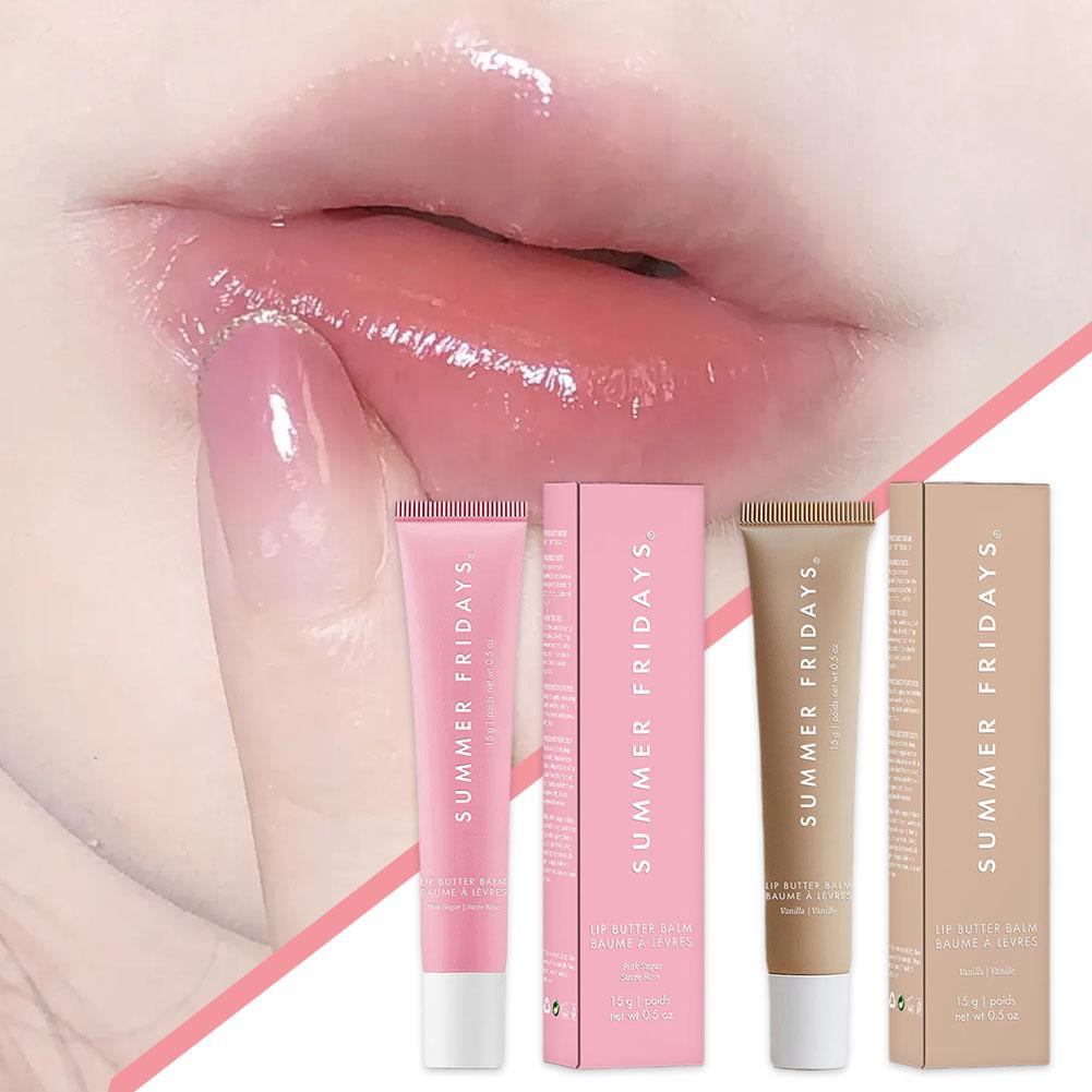 Frigoríficos de verano, brillo de labios de tubo suave, aceite de labios hidratante, brillo de labios transparente, cuidado de labios Original, maquillaje diario teñido para mujeres
