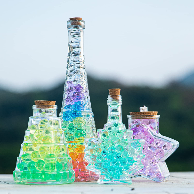 10,000PCS Home Decor Transparent Water Beads Colorful Magic Jelly Crystal Soil Mud for Flower Growing Up Hydrogel Balls Potted