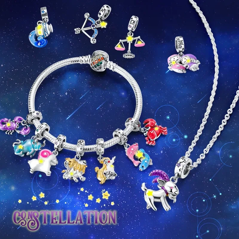 Número da Sorte 925 Pingente De Prata Charme para As Mulheres, Encantos Carta, Contas, Jóias, Se Encaixa Pulseiras Originais