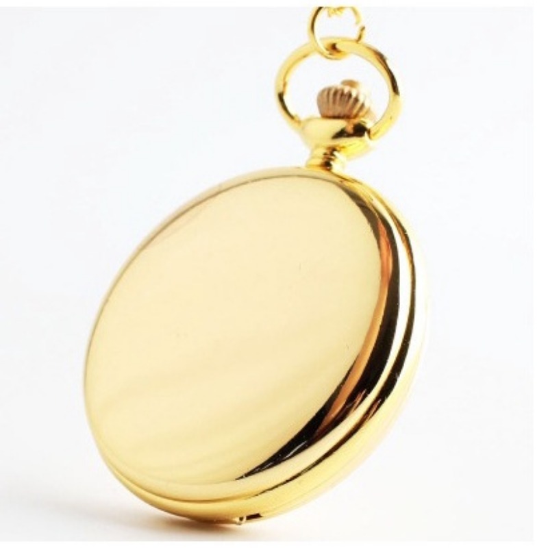 Relógio de bolso antigo vintage Relógio de bolso com corrente de quartzo de liga versátil