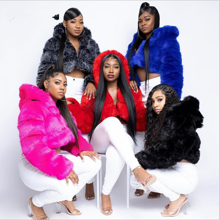 Manteaux courts en fausse fourrure pour femmes, épais et chaud, à capuche, point ouvert, manches longues régulières, solide, décontracté, élégant, épissure, automne hiver