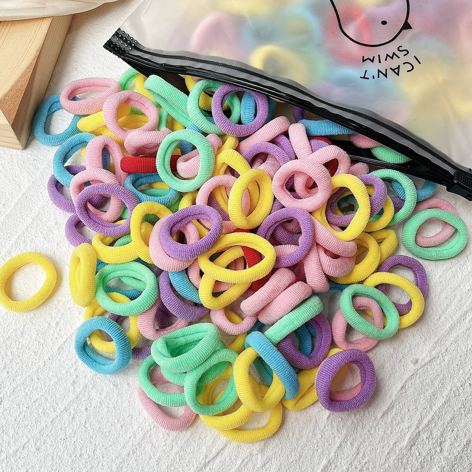 20/50 Uds. Bandas elásticas para el cabello para niños, dulces para niñas, banda de goma para niños, pinzas para el cabello, diadema, accesorios para el cabello para bebés