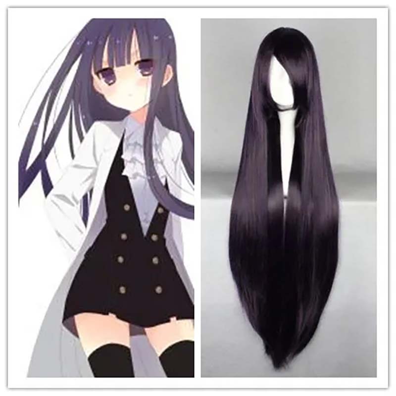 ホワイトウィッグ 100 センチメートル/40 インチロングかつら合成耐熱ファイバーヘアサロンパーティー漫画コスプレストレートヘア