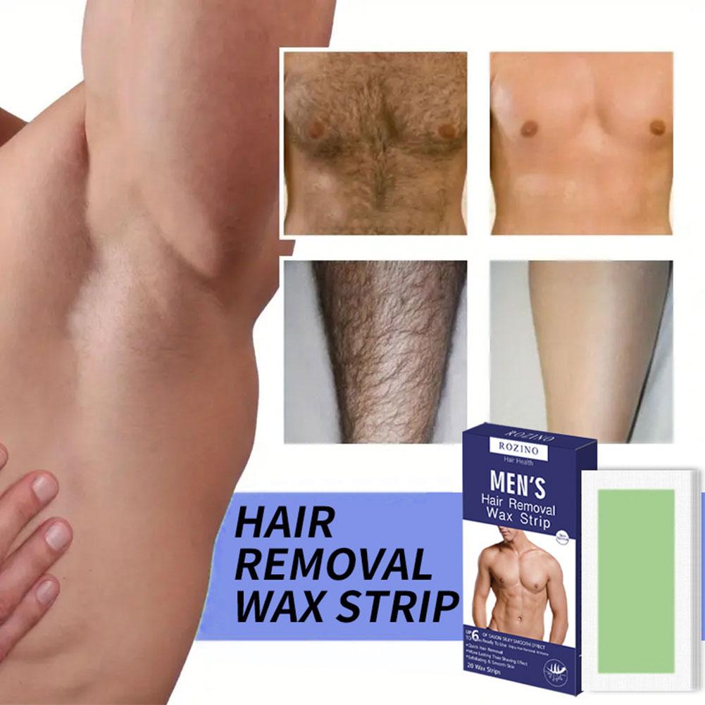 20stick Professional Hair Removal Wax Strips For Summer Depilation Double Sided Cold Wax Paper For Leg Body Face Useful
