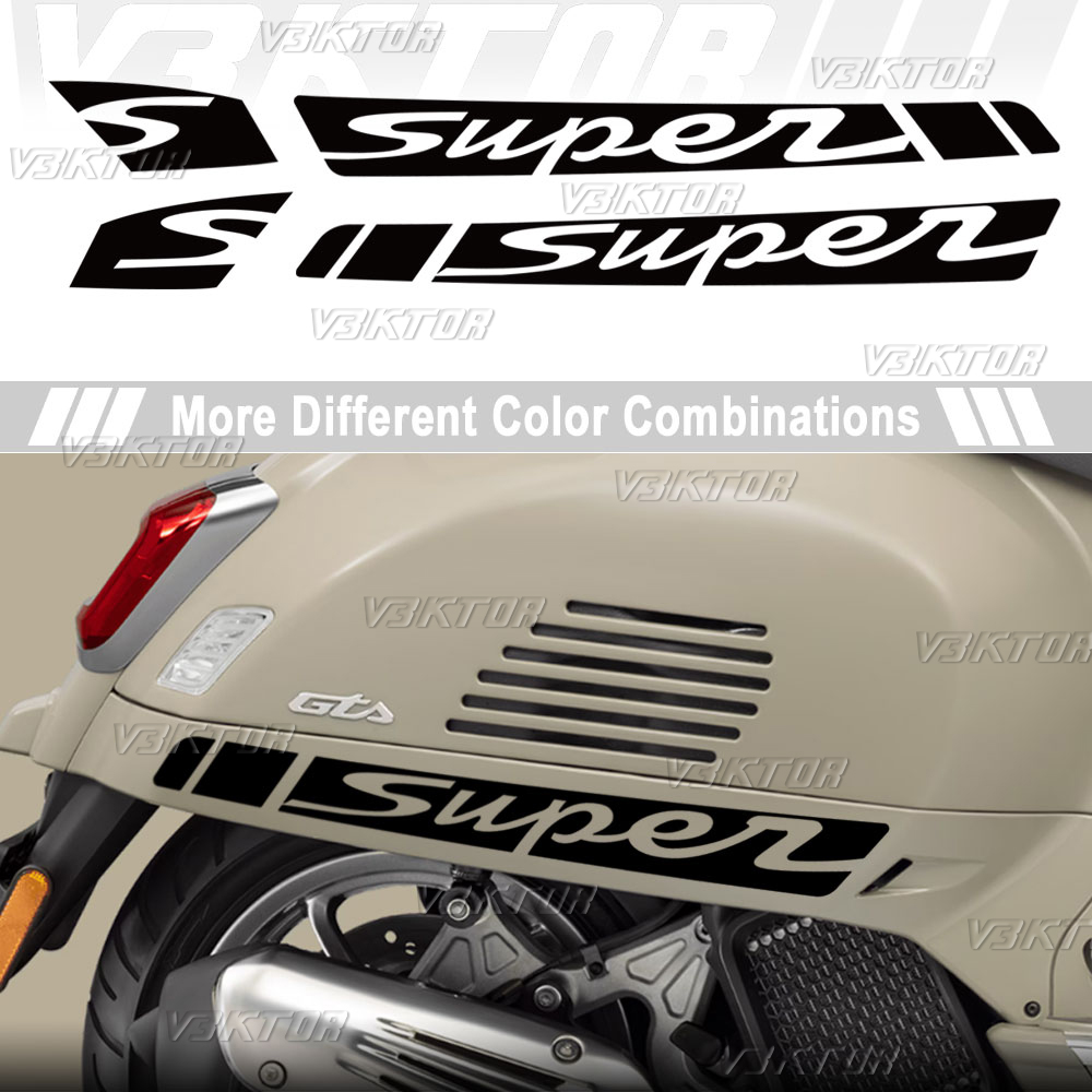 Набор наклеек для скутера Vespa GTS / GTS Super GTS 250 GTS 300 GTV 250 GTV 300 GTS250 GTV300