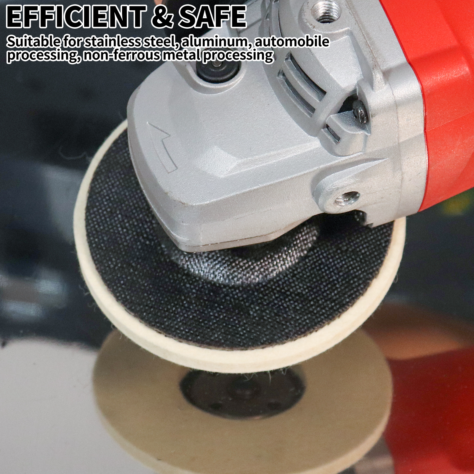 100/115/125 ミリメートルウール研磨ホイールバフパッドアングルグラインダーホイールフェルト研磨ディスク金属大理石ガラスセラミックス