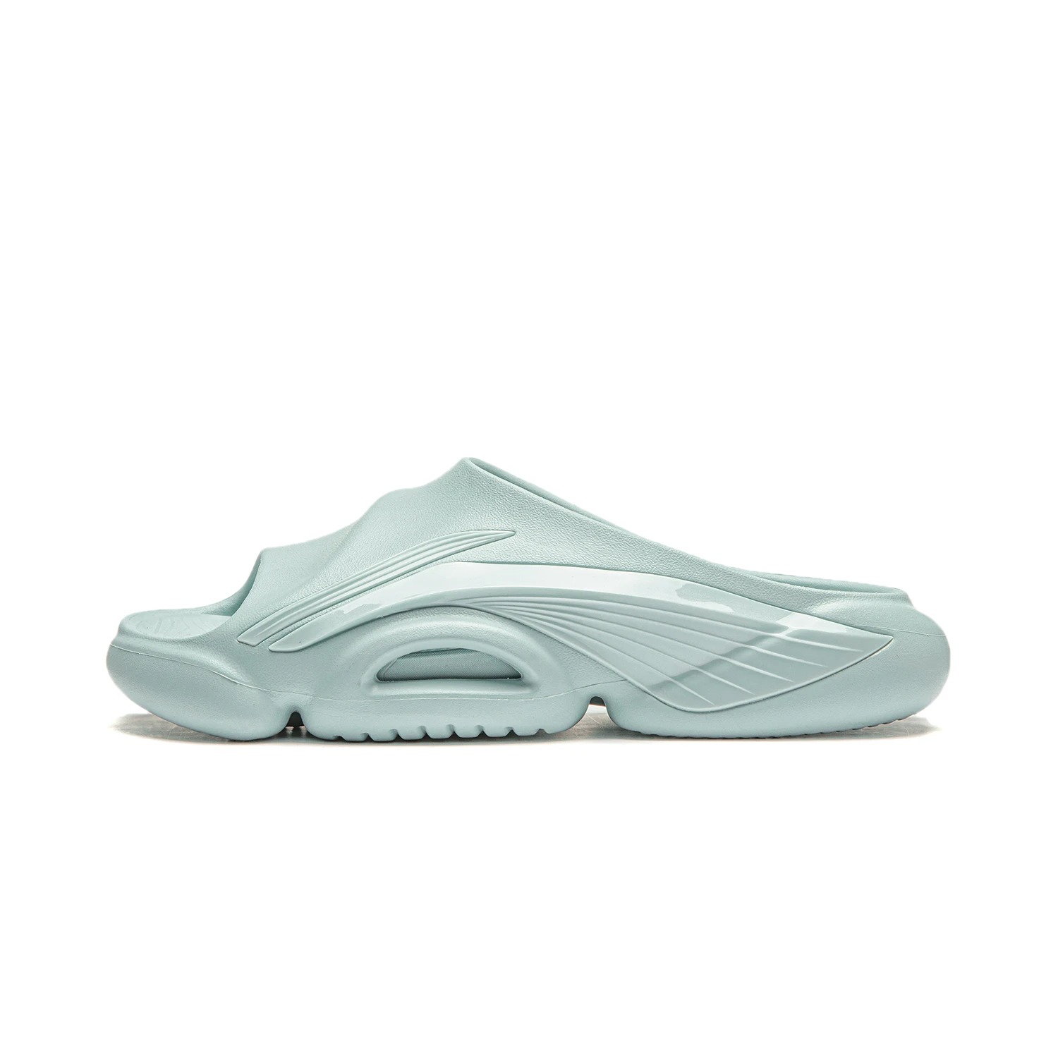 Li-ning hombres BADFIVE SLIDE baloncesto fuera de la cancha zapatillas transpirable deportes al aire libre sandalia ocio forro sandalias de playa ABTU001