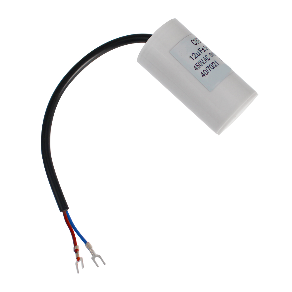 1 unidad CBB60 450V condensadores de funcionamiento de Motor 450VAC condensador de arranque 5% para lavadora 3UF 4UF 5UF 6UF 8UF 10UF 12UF 15UF 18UF 20U