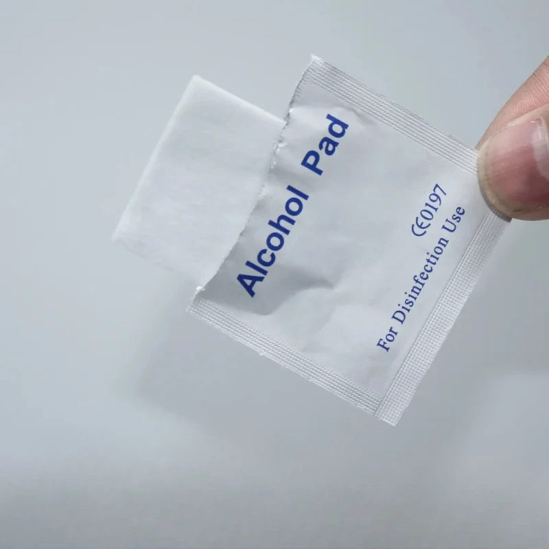 100 pièces/boîte jetable à base d'alcool nettoyage désinfectant lingettes humides tampons d'alcool antiseptique soins de la peau bijoux téléphone intelligent propre