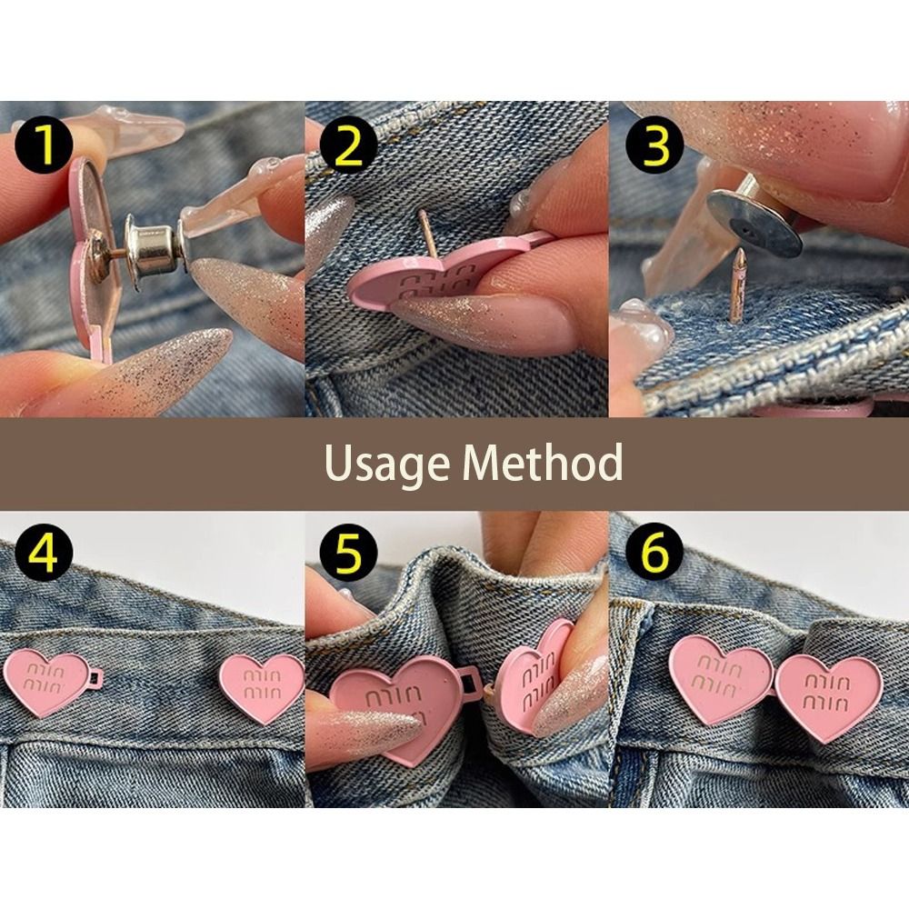 2 пары, регулируемые кнопки для затяжки пояса