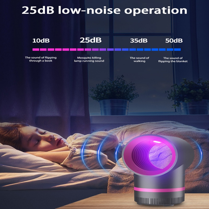 Xiaomi-Lámpara antimosquitos para el hogar, matamosquitos para dormitorio, absorbente de mosquitos enchufable USB, lámpara repelente de mosquitos para acampar