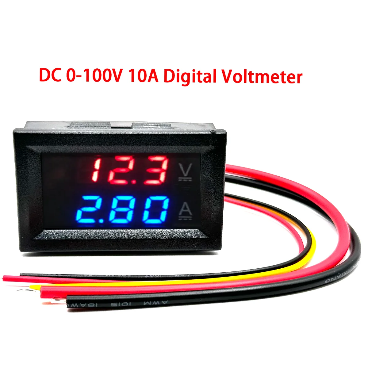 Módulo de pantalla LED DSN-VC288 DC 100V 10A voltímetro amperímetro LED Amp medidor de voltios Digital Dual voltaje corriente herramienta de uso doméstico