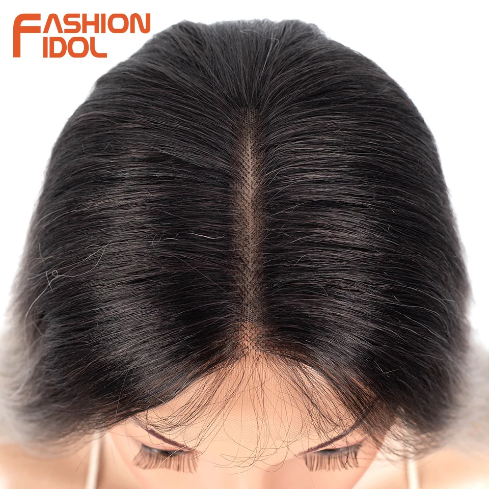 แฟชั่น IDOL 36 นิ้วคอสเพลย์วิกผมสังเคราะห์ Deep wave Lace ด้านหน้า Wigs สําหรับผู้หญิงสีดํา Ombre สีบลอนด์ความร้อนทนเส้นใยยาวหยัก