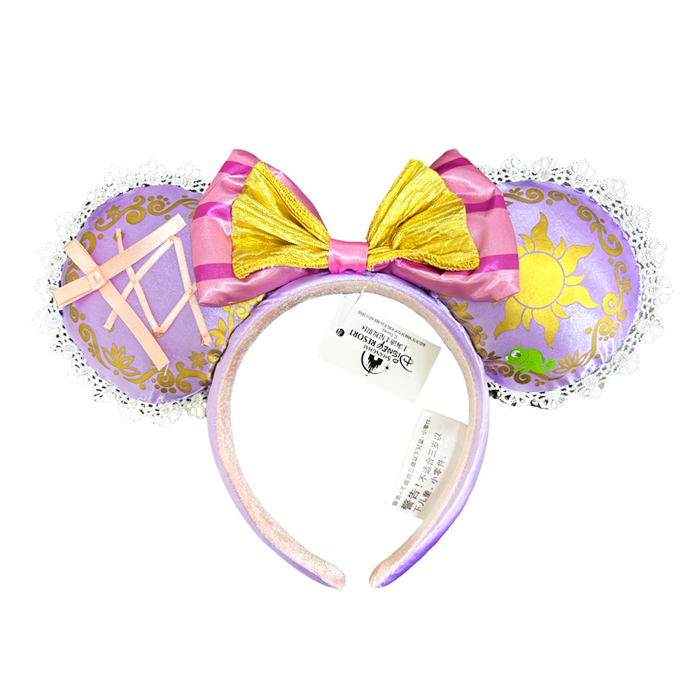 Disney Mickey Mouse Ohren Stirnband 2025, Aschenputtel Rapunzel Prinzessin Schleife Minnie Ohr Kopfbedeckung für Erwachsene Kinder Urlaub Haarband