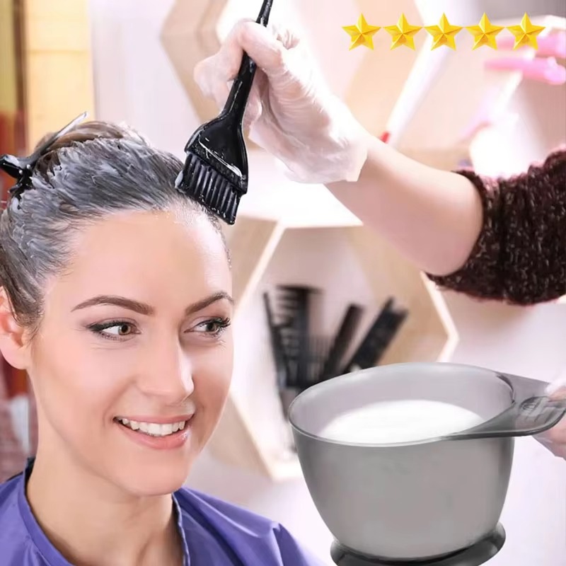 【Ventas calientes】 6 unids/set Kit profesional para teñir el cabello para barbería y uso doméstico: incluye herramientas de peluquería para un uso perfecto