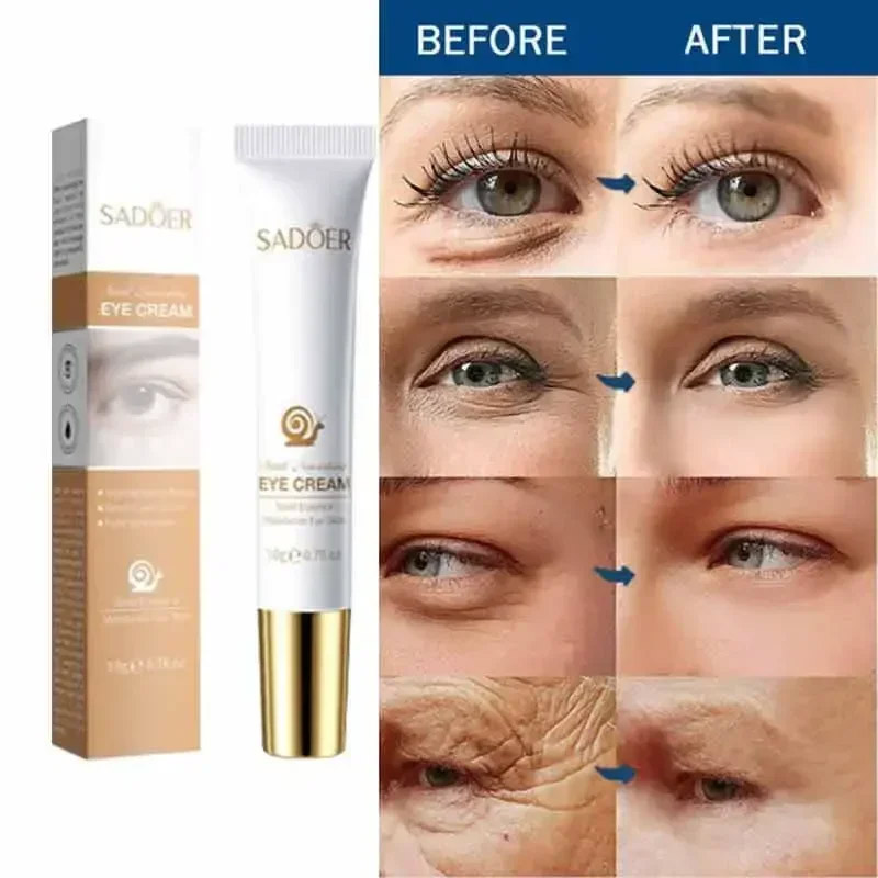 Nueva eliminación de arrugas crema para ojos colágeno eliminación de bolsas de ojos levantamiento desvanecimiento líneas finas hidratante brillo cuidado de los ojos antihinchazón
