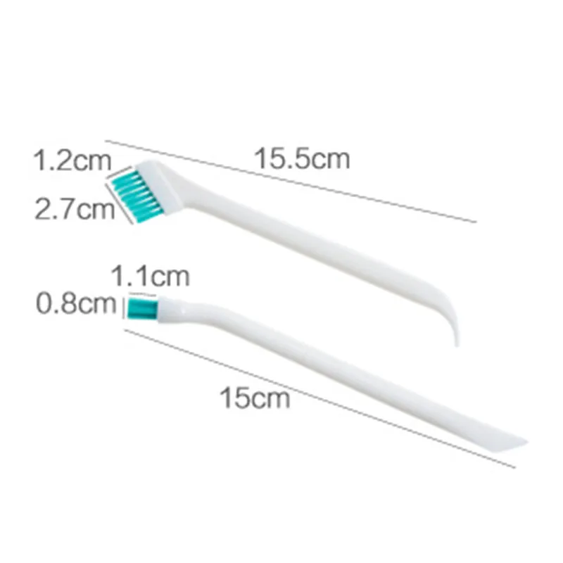 2 pezzi/set pulizia spazzola stretta manico lungo spazio portatile spazzola per pulizia spazio biberon utensile da cucina per la casa piccola spazzola