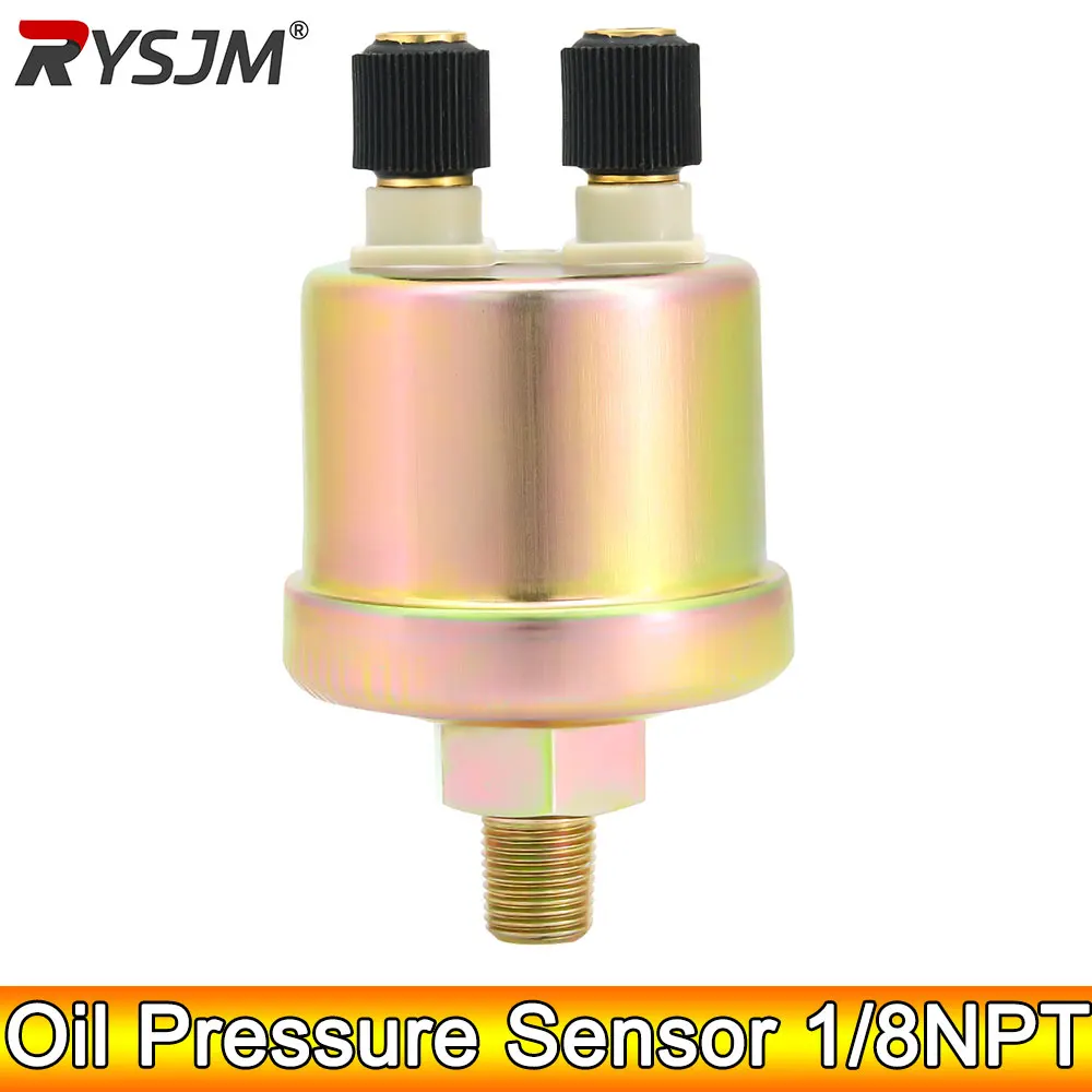Sensor universal de pressão de óleo ad, 1/8npt 10mm 0-5bar 0-10bar para medidor de pressão de óleo, interruptor remetente, unidade de envio, peça de gerador diesel
