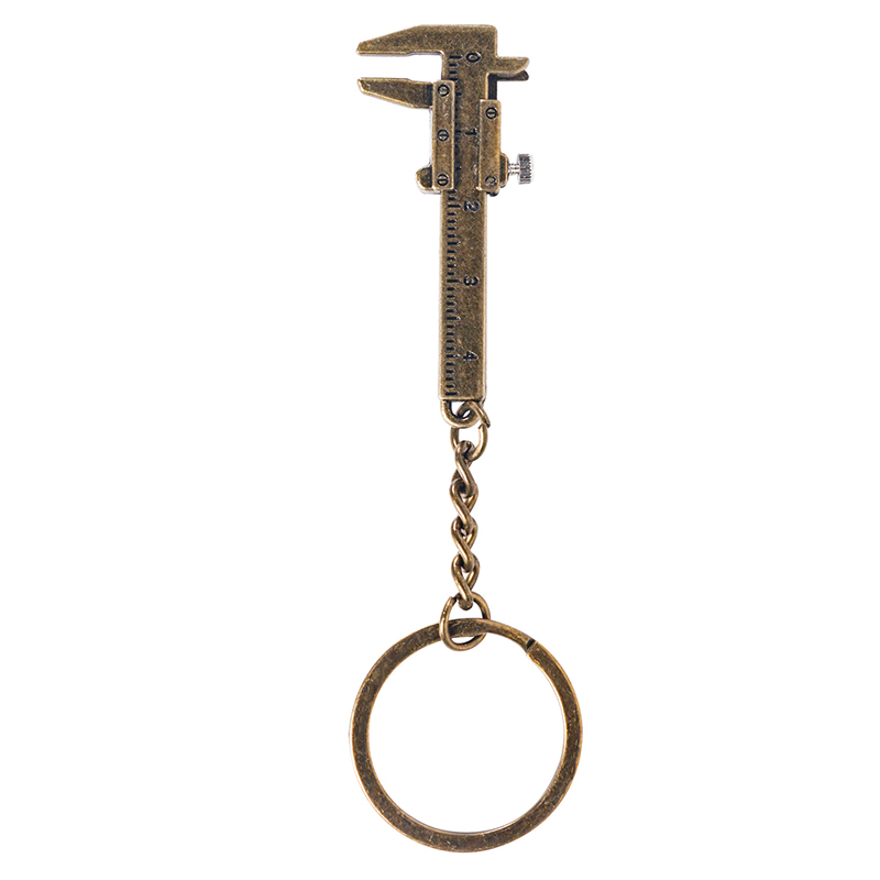 Mini calibro a corsoio tascabile portachiavi portachiavi ornamenti mobili strumento di misurazione di precisione accessori cursore righello in lega