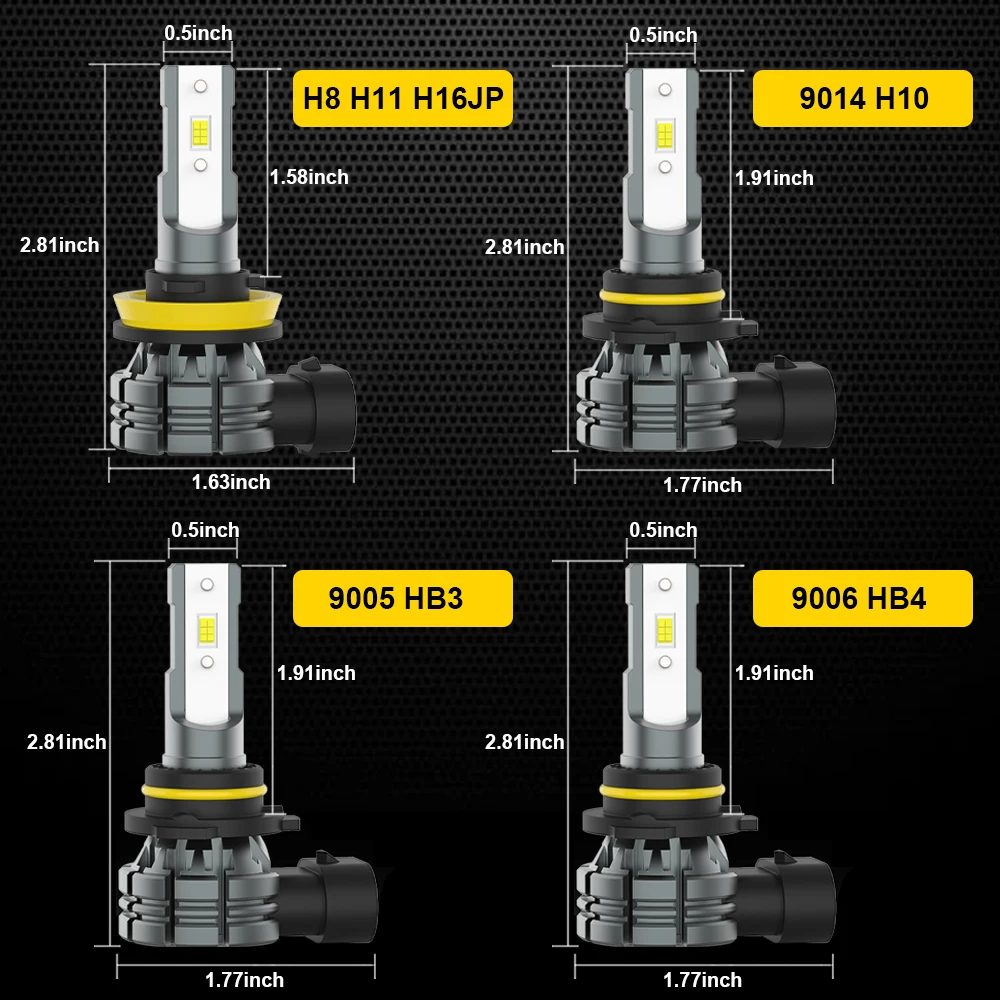 BMTxms 2 pièces blanc jaune Switchback double couleur H8 H11 9006 HB4 9005 HB3 9145 H10 LED antibrouillard diurne conduite lampe DRL