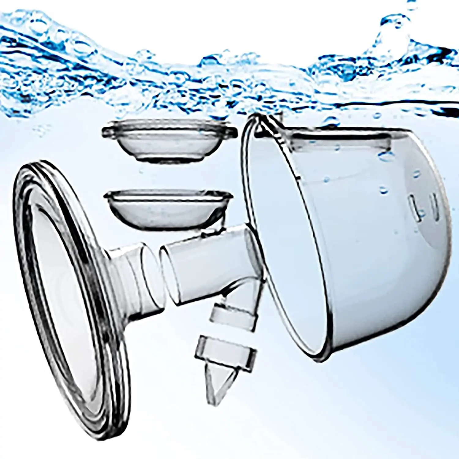 Válvula de pico de pato de silicona y diafragma, piezas de extractor de leche, protección, tetina de alimentación de bebé, accesorios para extractor de leche Manual/eléctrico