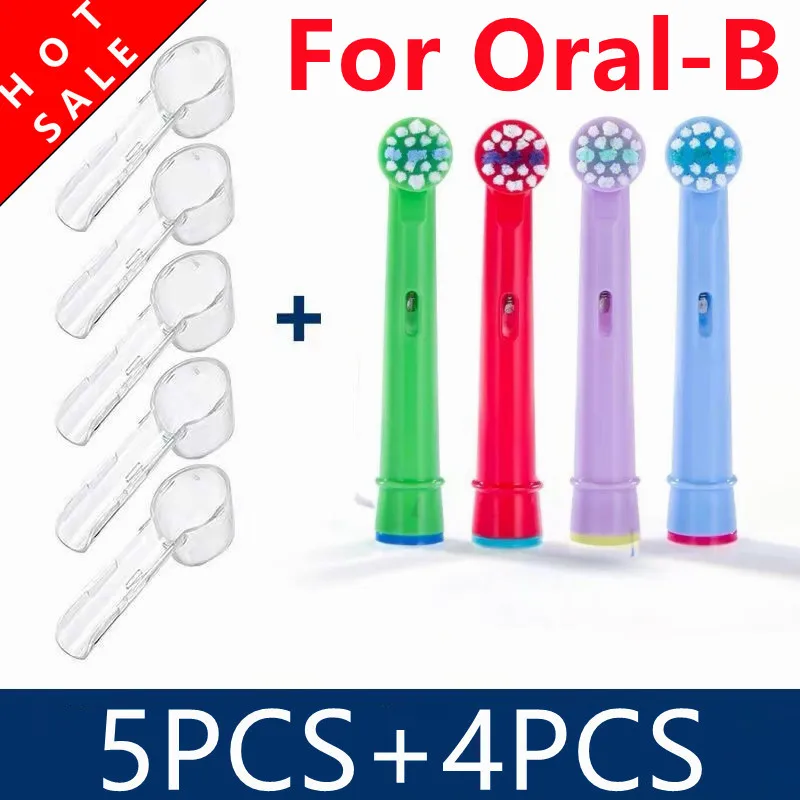 4 Chiếc Thay Thế Cho Trẻ Em Răng Đầu Bàn Chải Cho Bàn Chải Đánh Răng Điện Oral-B Phù Hợp Tiến Công Suất/3D Excel/Áo Lót Triumph/Pro Healt