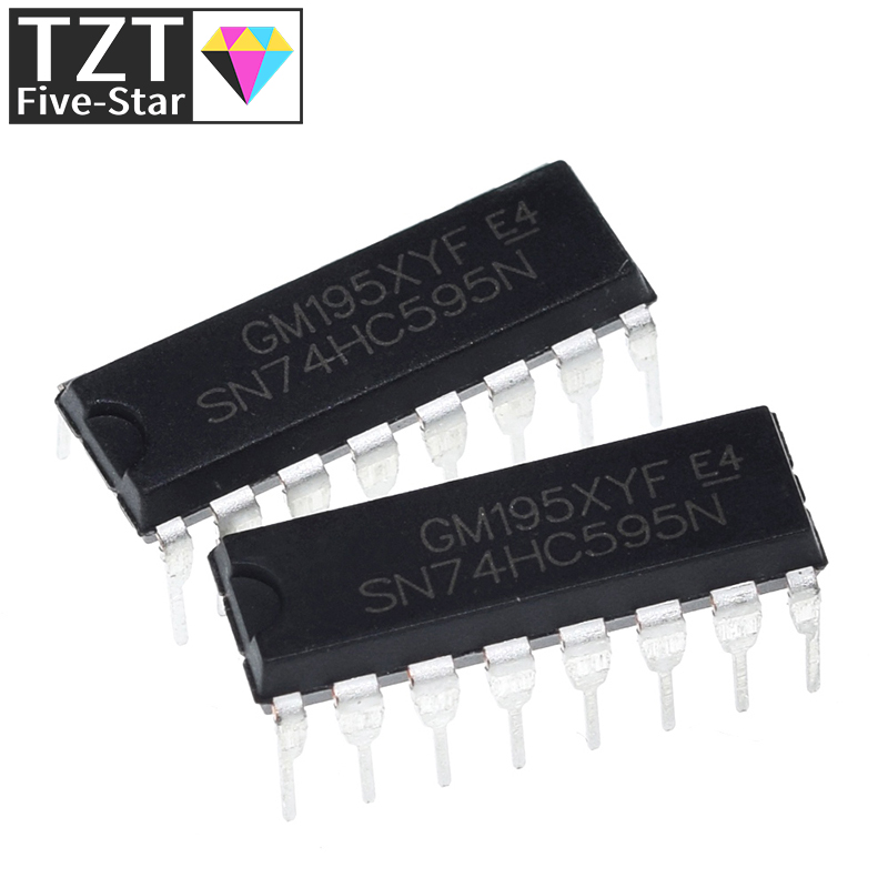 10 STKS SN74HC595N SN74HC595 74HC595N 74HC595