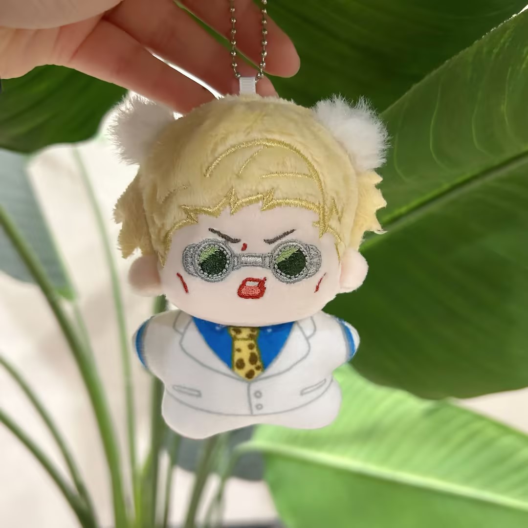 12 cm Plüschpuppe Mob Psycho 100 Schlüsselanhänger Jujutsu Kaisen Stofftiere Niedlicher Anime Peripherer Rucksack Dekoration Sammlung Geschenk