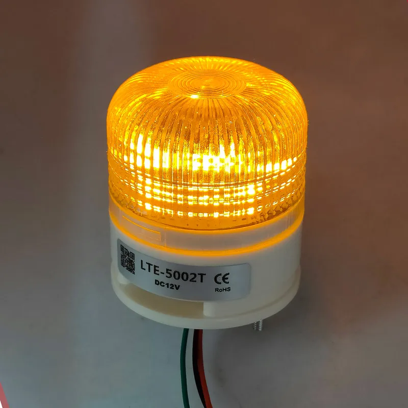 LTA 5002 3 Color Light 220V Always On Signal Warning Light 12V 24V Buzzer Magnet Indicator Light LED Lamp Small Security Alarm
