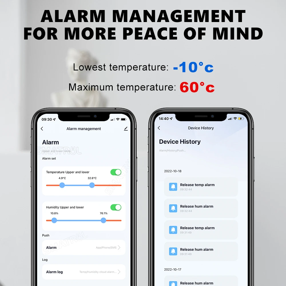 Tuya Mini WiFi ZigBee Sensor inteligente de temperatura y humedad automatización del hogar termómetro enlace inteligente Alexa Google Home