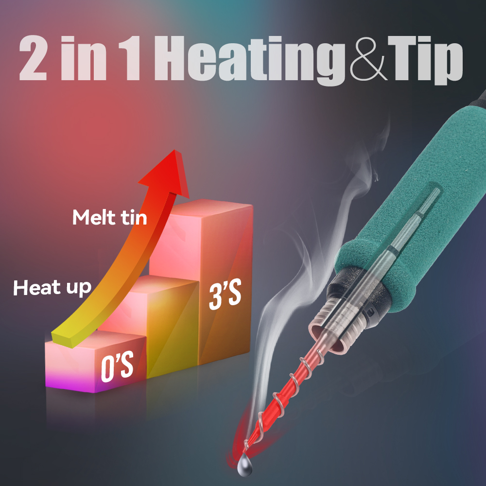 YIHUA 982 Double Solder Iron Handle C245 C210 Electronic Welding Rework Station Repaid Heating Soldering Iron Staion